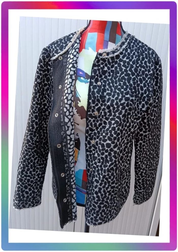 Veste blazer M Navy Paris - photo numéro 4