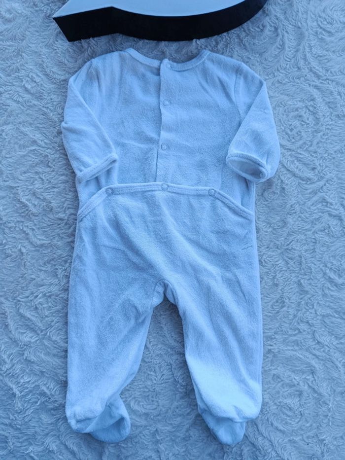 Pyjama grenouillère velours Mixte 3 mois promis je dors toute la nuit bébé rêve - photo numéro 8