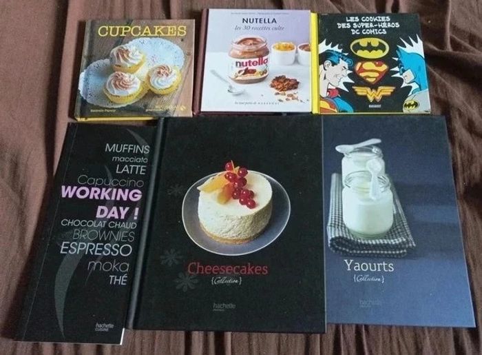 6 livres recettes gourmandes