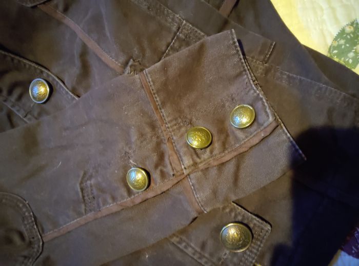 Blouson jeans marron - photo numéro 5