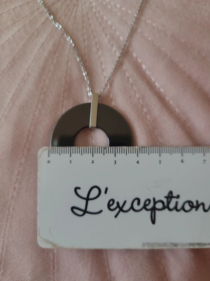 Collier acier et céramique - photo numéro 7