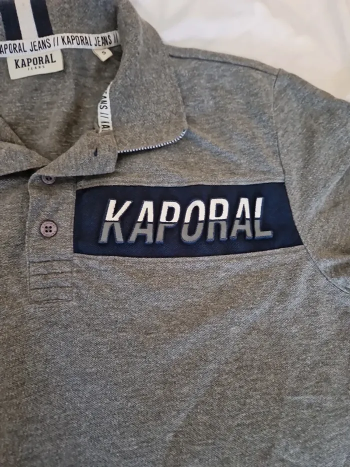 Polo gris kaporal - photo numéro 2