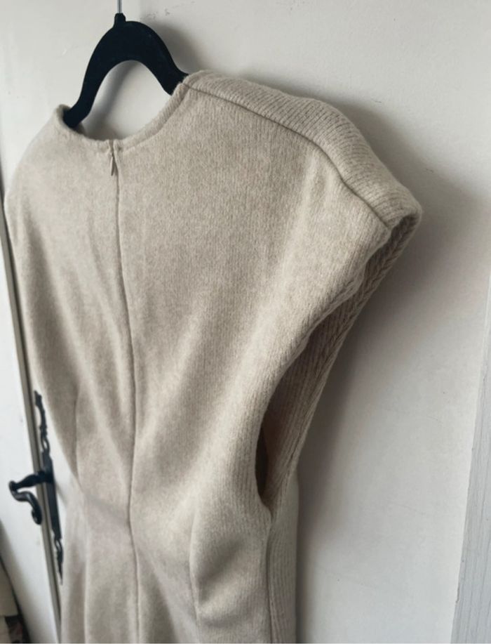 Robe tricot beige zara ou top - photo numéro 9