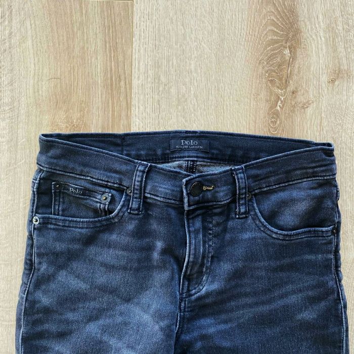 Polo Ralph Lauren Slim Jeans Noir Femme Exclusive Vintage Eldridge Skinny N°14 Collection (Taille XS) - photo numéro 6