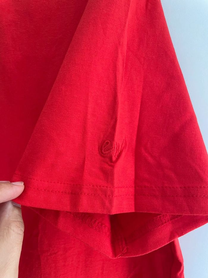 T-shirt rouge oversize Eaglewood taille L - photo numéro 6