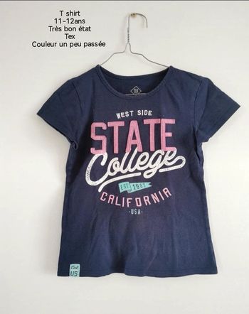 T shirt 11-12ans