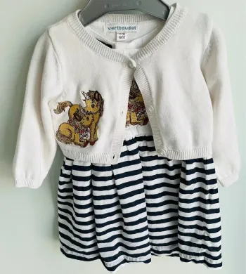 Ensemble robe + gilet Taille 9 mois