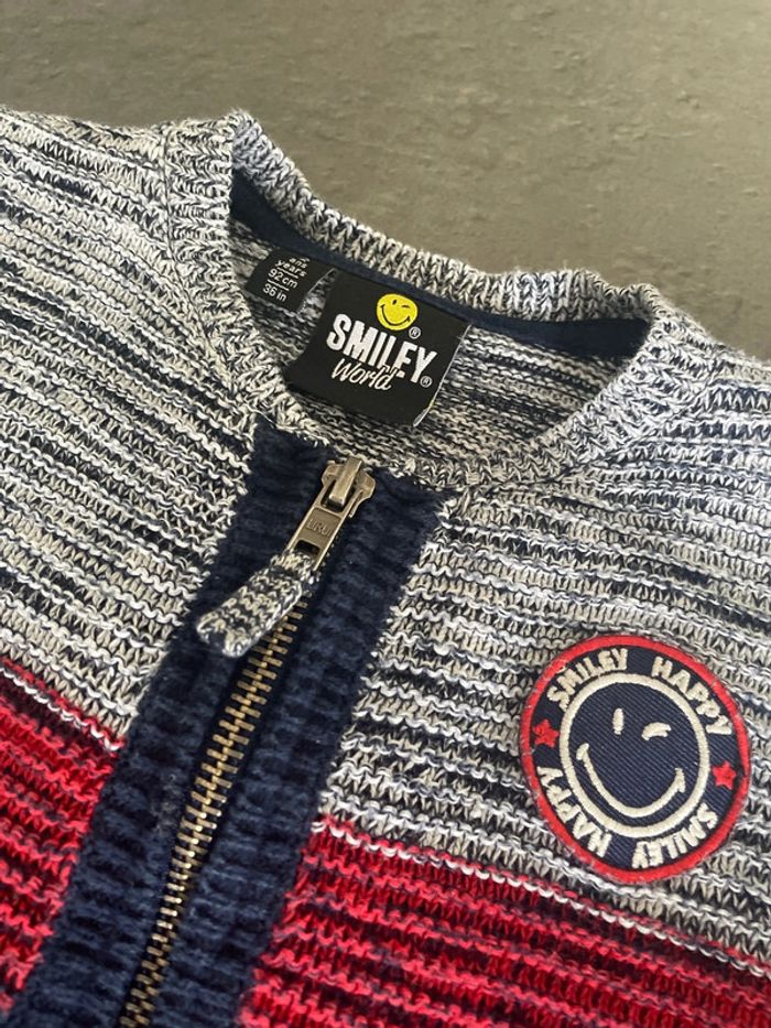 Gilet zippé smiley - photo numéro 2