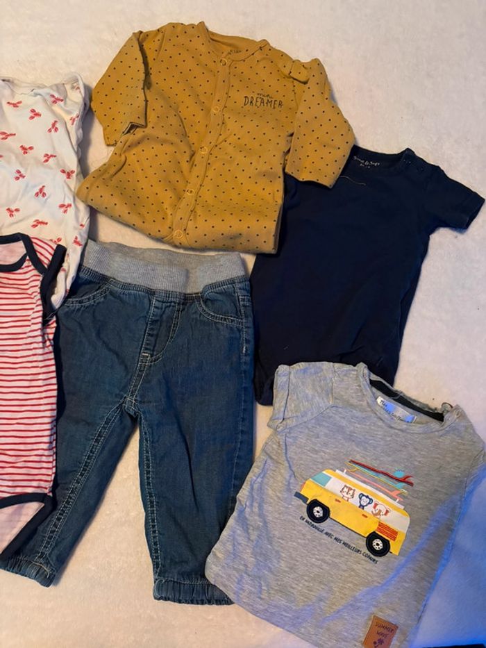Lot vêtements garçon 6 mois - Kiabi & Zeeman - photo numéro 4