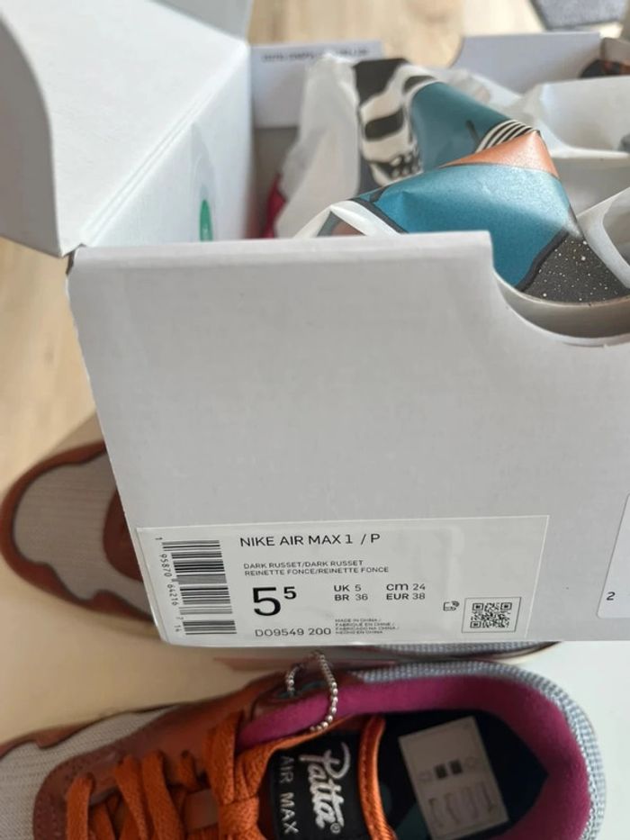 Nike Air Max 1 Patta Dark Russet 38 - photo numéro 6