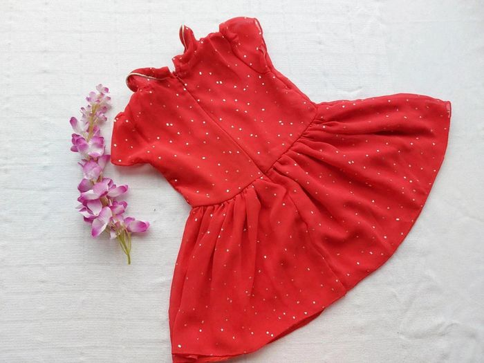 Très belle robe manches courtes Kimadi 12 mois - photo numéro 4
