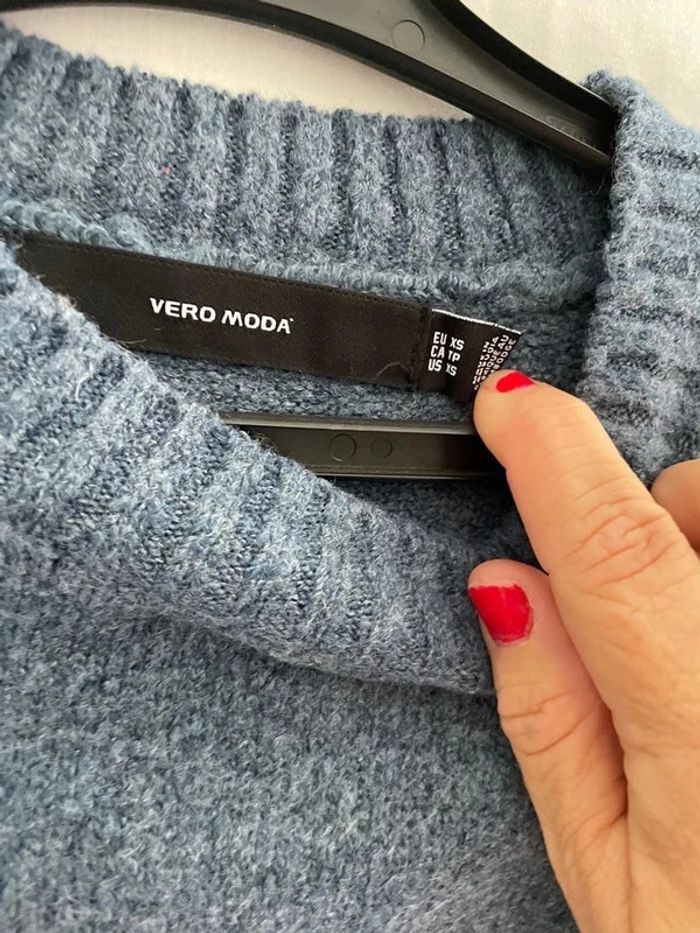 Autres pull-over & sweat-shirts Vero Moda bleu taille S - photo numéro 2