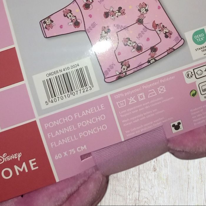 7/14  ans Poncho polaire Minnie mouse Disney - photo numéro 3