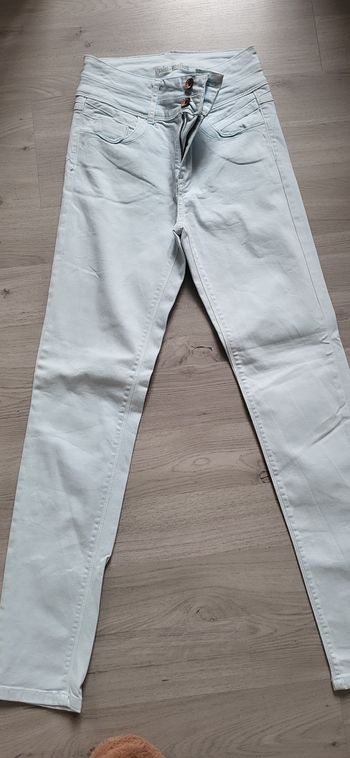 Pantalon slim bleu