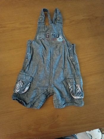 Salopette short 9 mois sergent major