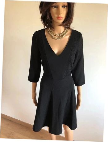 Robe noire neuve avec dentelle Morgan taille 38 (valeur 65€)