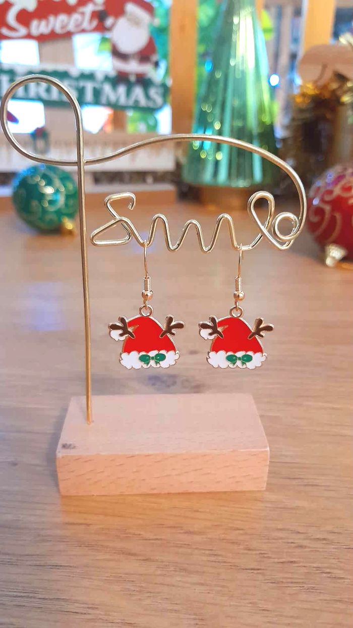 Bijoux Noël | Lot de Boucles d’Oreilles Pendantes – Neuf - photo numéro 2