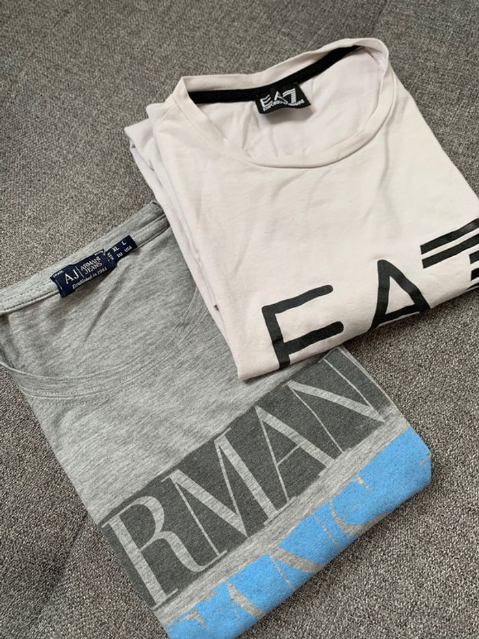 Lots de deux T-shirts homme