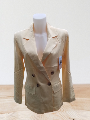 Blazer veste jaune paille taille XS/S Neuf avec étiquette·JustFab