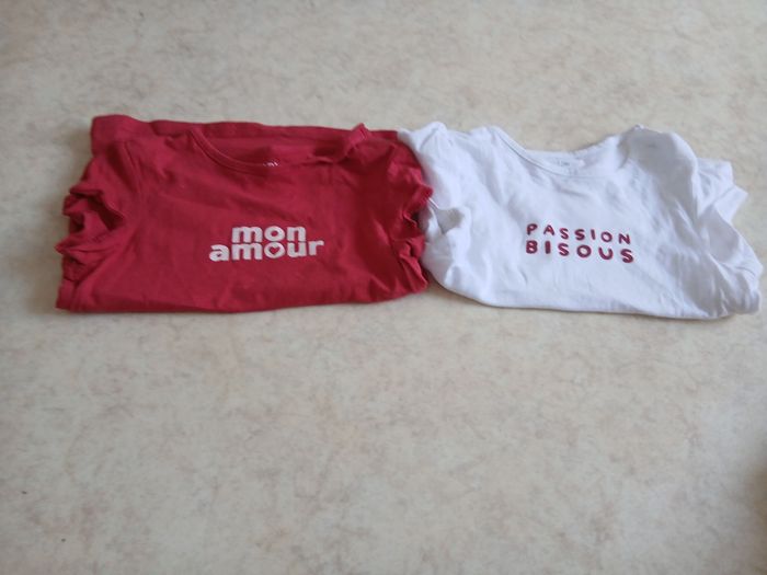 Lot de 2 t-shirts manche courtes - photo numéro 2