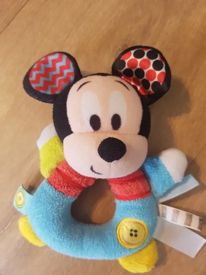 Hochet peluche Mickey - photo numéro 2