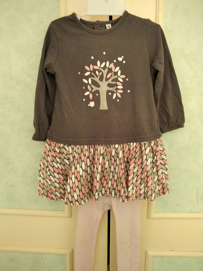 tunique + collants 18 mois - photo numéro 3