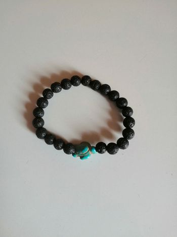 🌸Bracelet en pierres naturelles de larve et tortue Neuf 🌸