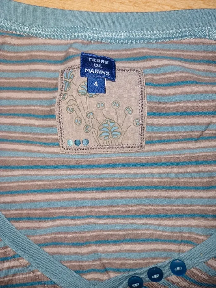 T-shirt manches longues Terre de Marins - photo numéro 3