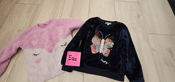 Lot de 2 pulls ultra doux 5 ans
