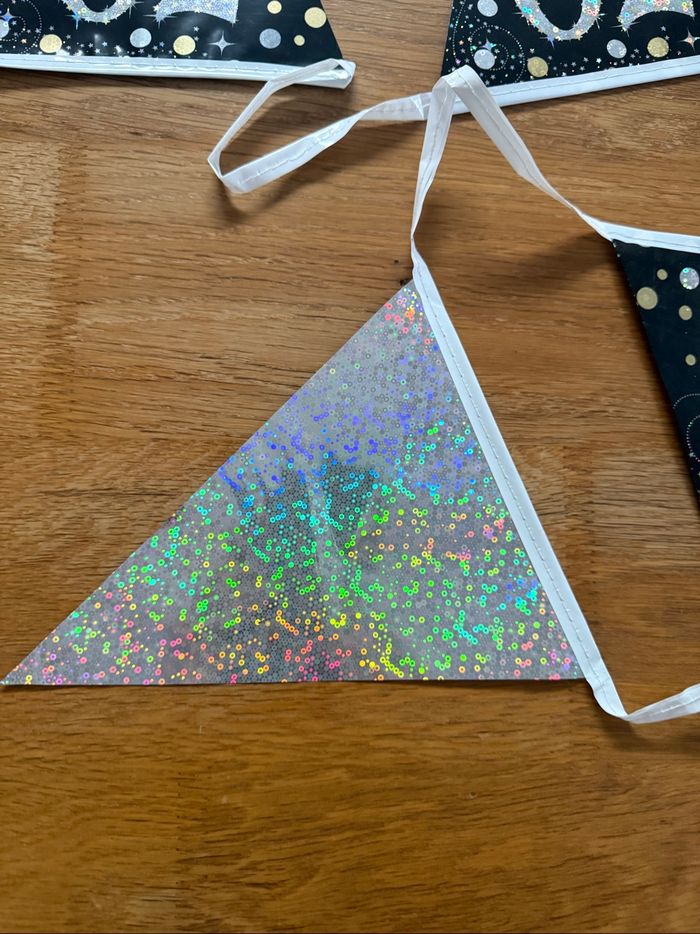 Lot de 2 guirlandes joyeux anniversaire et 50 ans - photo numéro 4