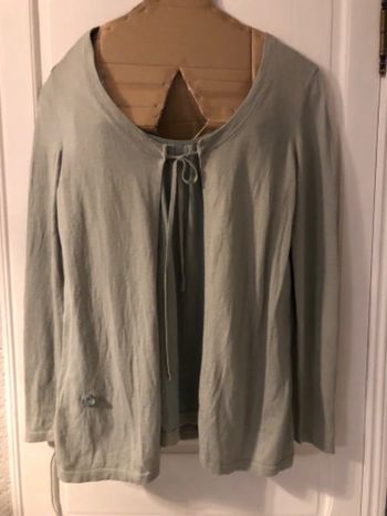 AN30-Gilet/débardeur long gris T50-52