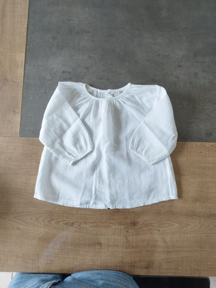 Lot blouse + tee shirt Bout'chou 12 mois - photo numéro 7