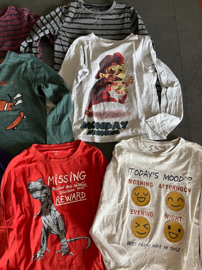 Lot de 7 T-shirts garçon 10 ans - photo numéro 3
