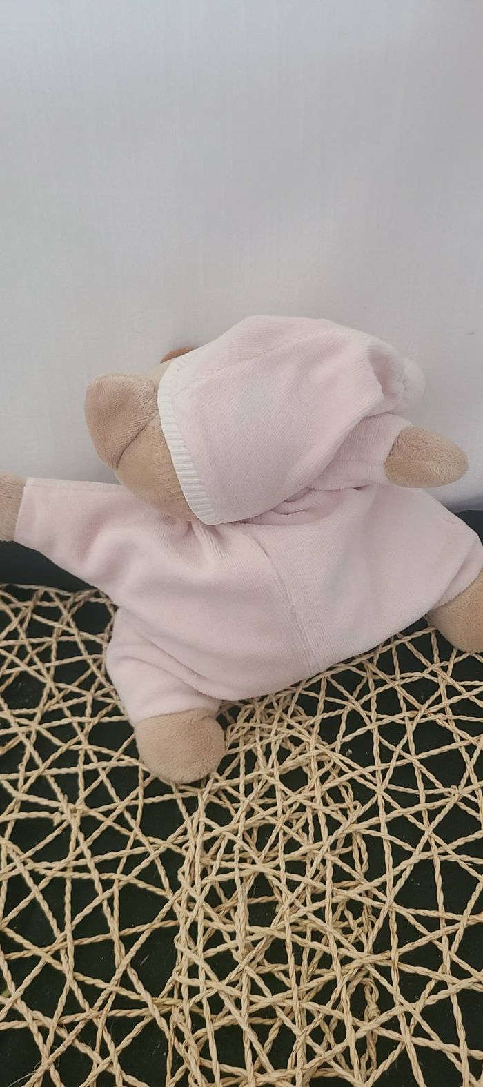 Doudou Ours Bout'Chou Boutchou - Rose étoile - photo numéro 2