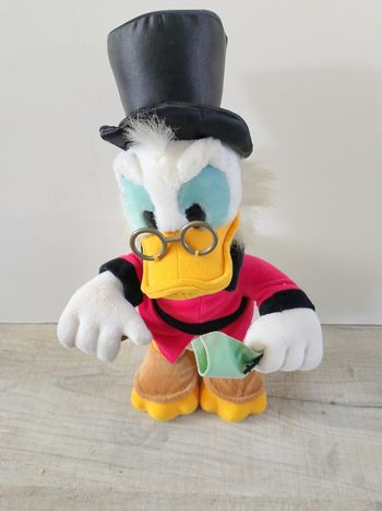 Peluche oncle Picsou Disneyland Paris 40 cm