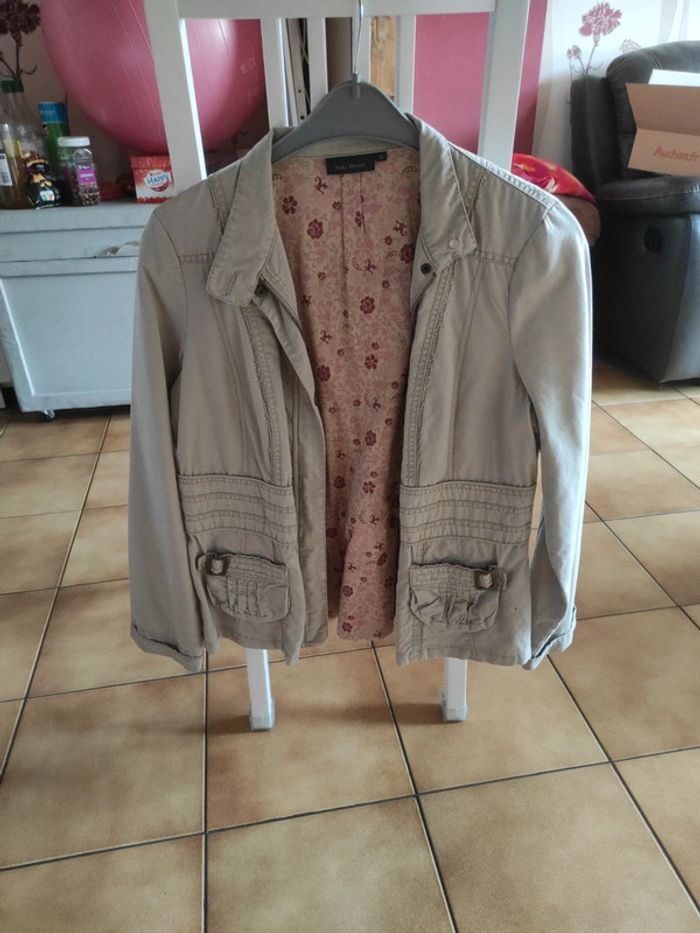 Veste classique beige