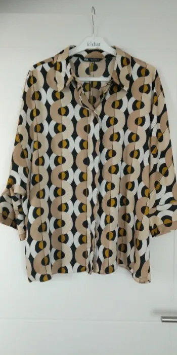 Chemisier satiné original Zara taille L