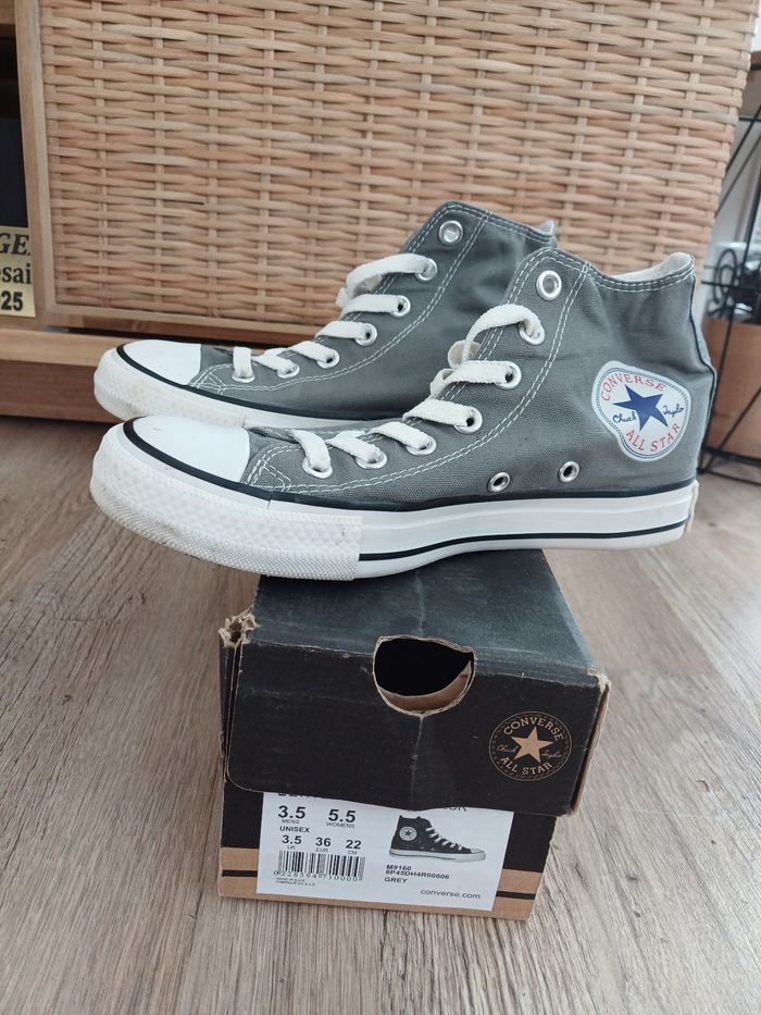 Basket converse all star gris T36 - photo numéro 3