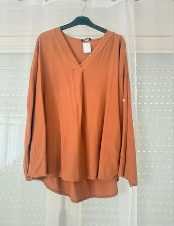 Blouse marron 