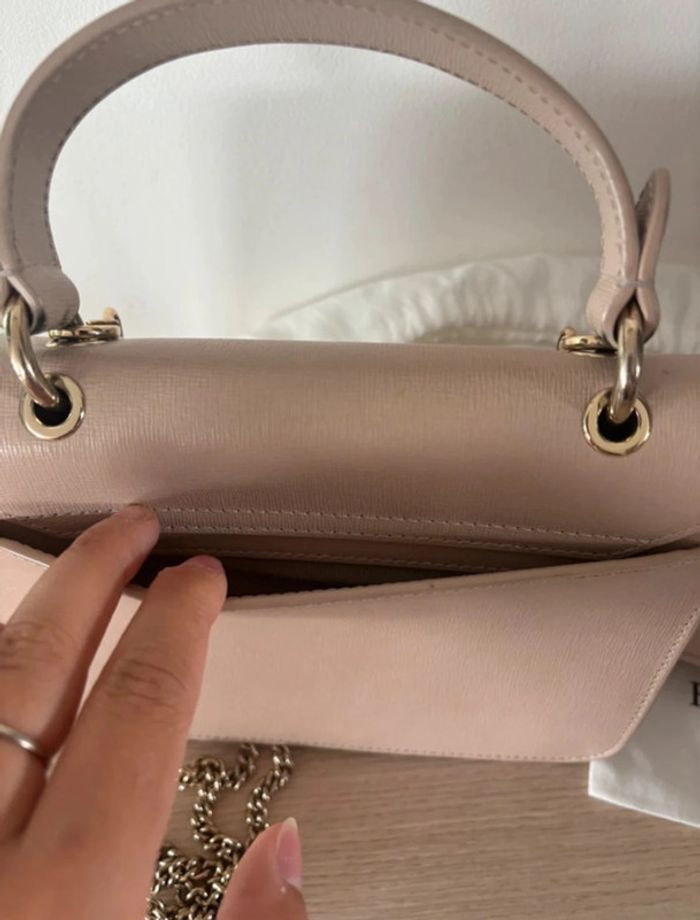 Ensemble sac à main bandoulière et porte monnaie Furla nude - photo numéro 9