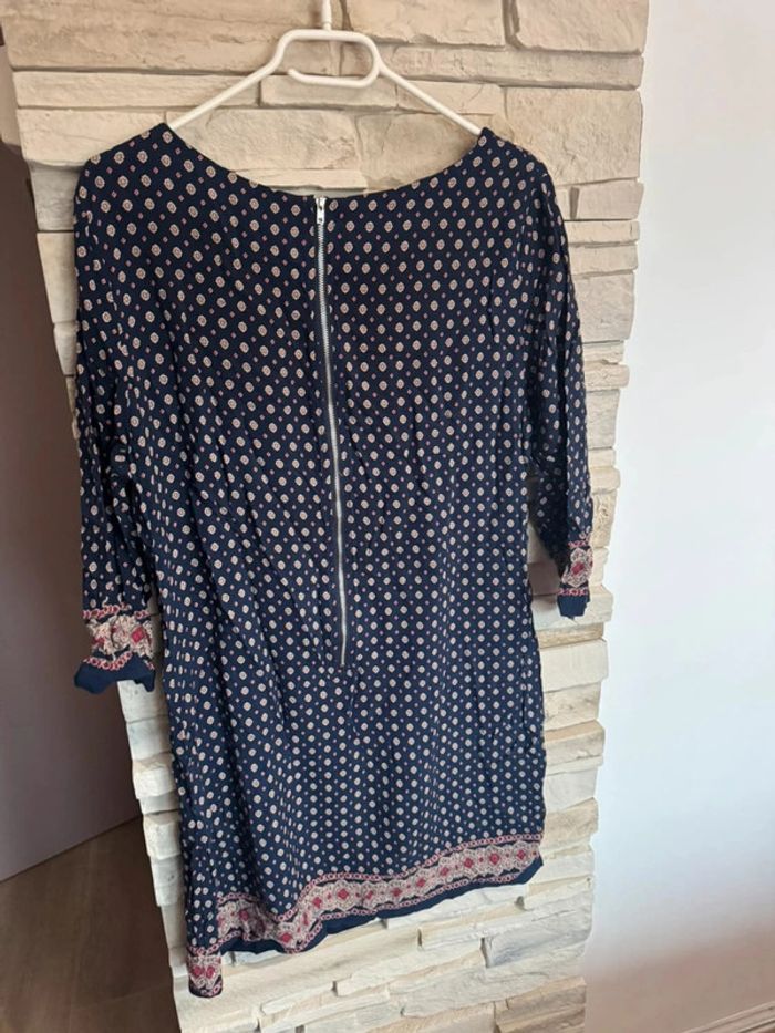 Robe manches 3/4 à motifs - photo numéro 2
