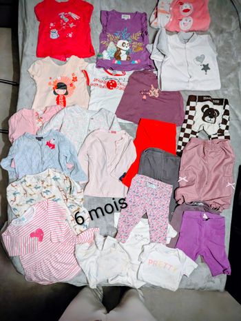Lot de vêtements 6 mois