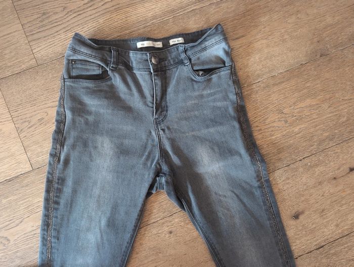 Jean skinny taille haute clouté ikks 16 ans - photo numéro 3