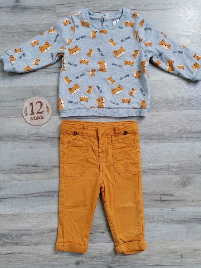 Ensemble pantalon sweat 12 mois