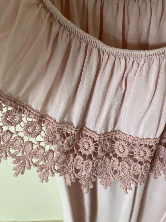 Haut sans manches fluides avec encolure broderie - photo numéro 3