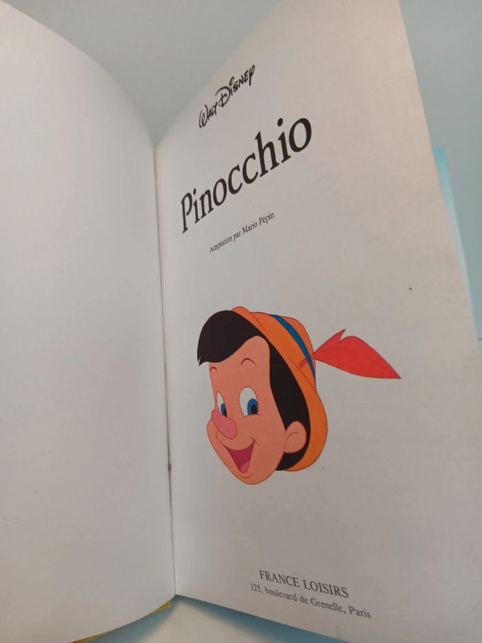 Livre Walt Disney vintage Pinocchio 111 pages - photo numéro 4