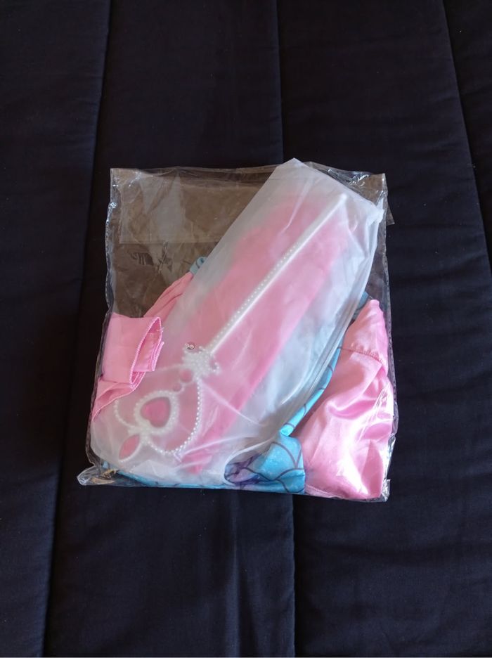 Déguisement sirène rose et bleu 4-5ans - photo numéro 5