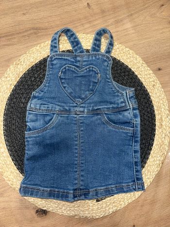 Salopette robe en jean