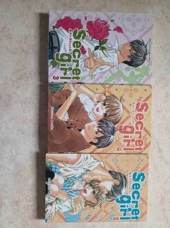 Lot de 3 mangas Secret Girl