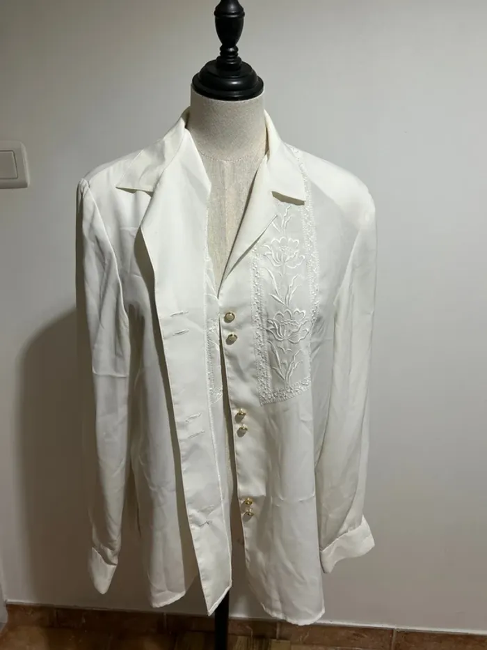 Chemise brodée vintage